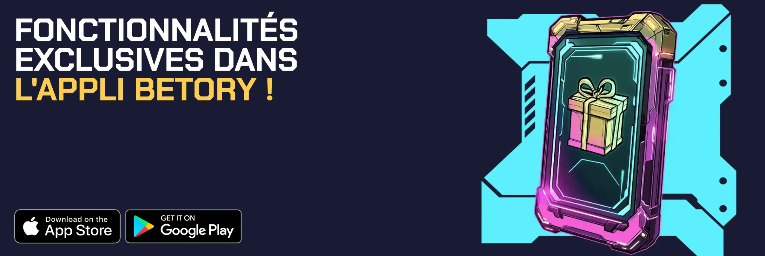 Application mobile Betory Casino pour jouer sur smartphone