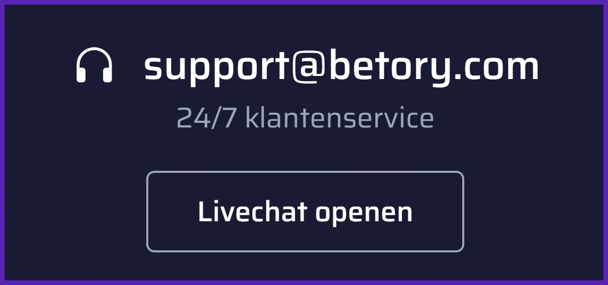 Betory casino NL klantervaring