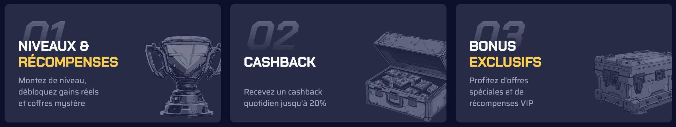 Programme VIP exclusif et récompenses de Betory Casino